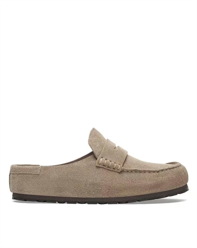 Birkenstock - Naples Wrapped Suede Leather - Taupe